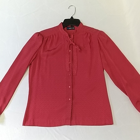 Women's Panther Blouse Medium Long Sleeve Button - Picture 5 of 7